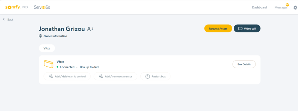 Ο αριθμός των ιδιοκτητών σε ένα hub TaHoma είναι πλέον ορατός στο Serv-e-Go